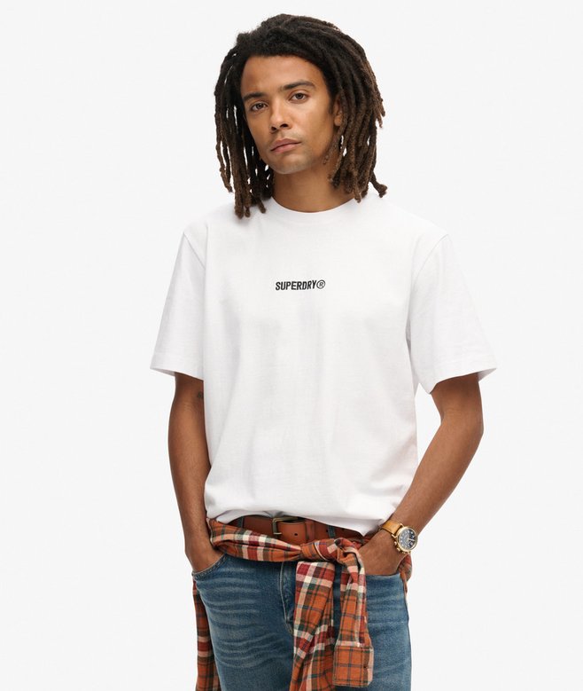 superdry Micro Logo Graphic Loose T-Shirt