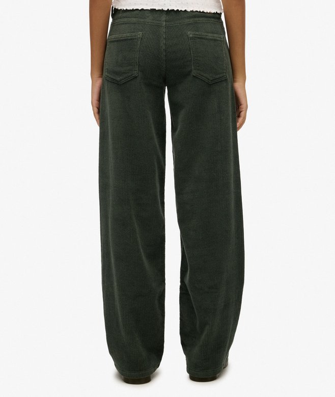Superdry Mid Rise Baggy Jumbo Cord Pants