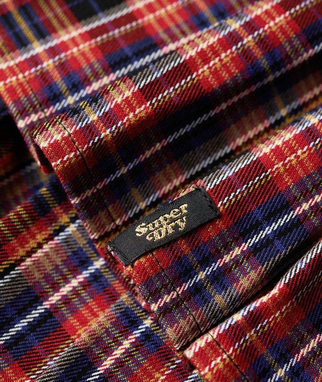 Superdry Mid Rise Check Mini Skirt