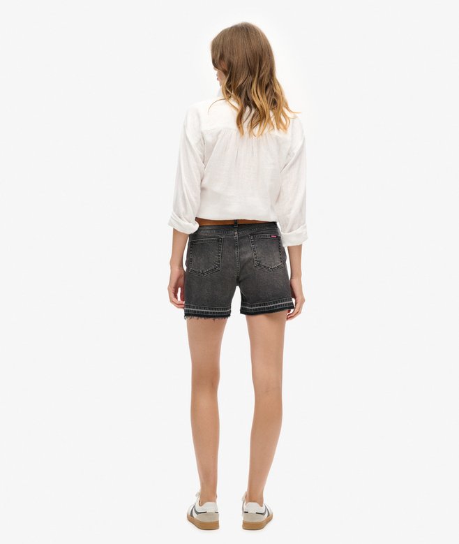 Superdry Mid Rise Cut Off Short