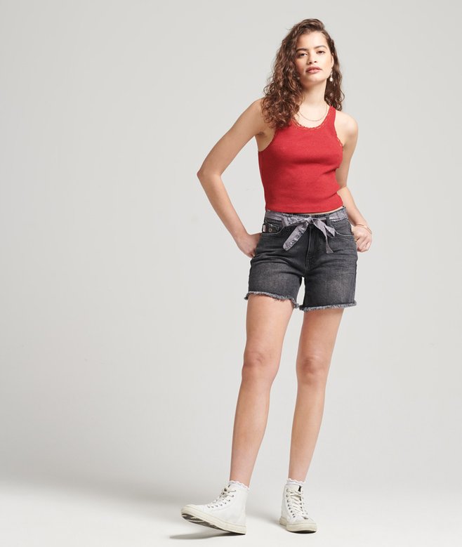 Superdry Mid Rise Slim Shorts