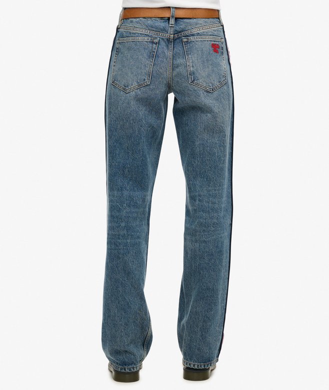 Superdry Mid Rise Wide Leg Jeans