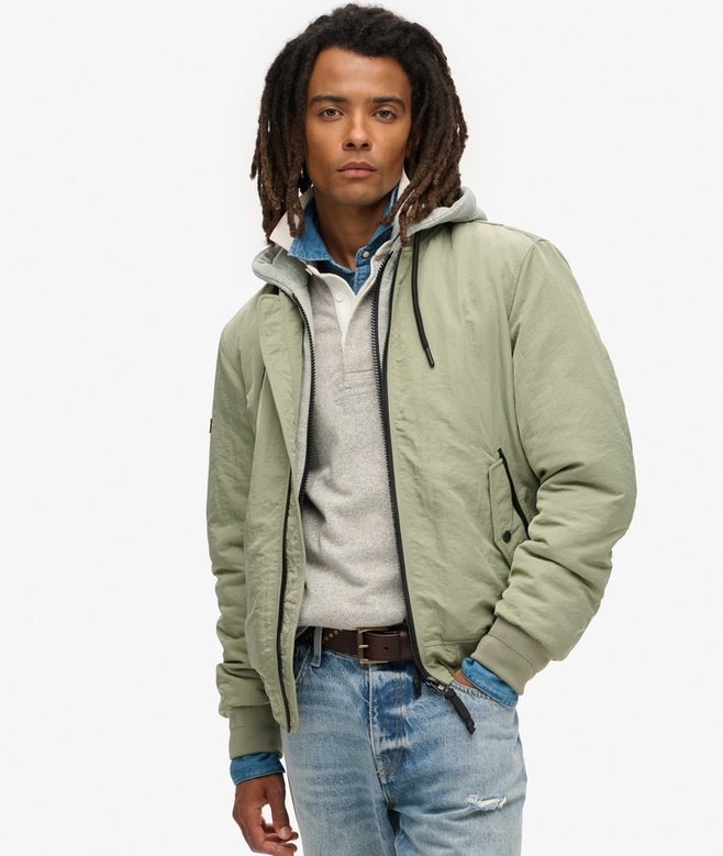 superdry Military Hooded MA1 Jacket