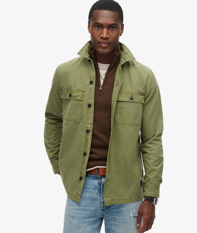 superdry Military Long Sleeve Overshirt