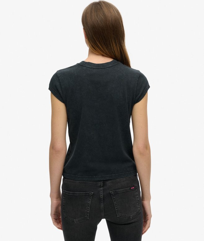 Superdry Motley Crue X Superdry Cap Sleeve T-Shirt