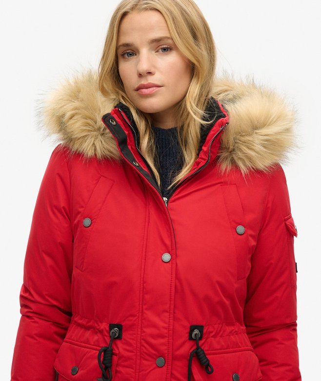 Superdry Nadare Microfibre Parka Coat