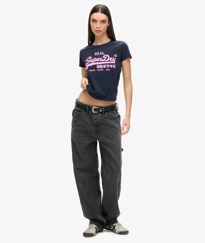 Superdry Neon Graphic Fitted T-Shirt