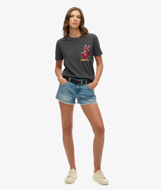 Superdry Old School Tattoo Relaxed T-Shirt