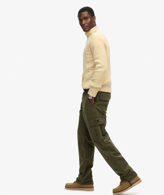 Superdry Organic Cotton Baggy Cargo Pants