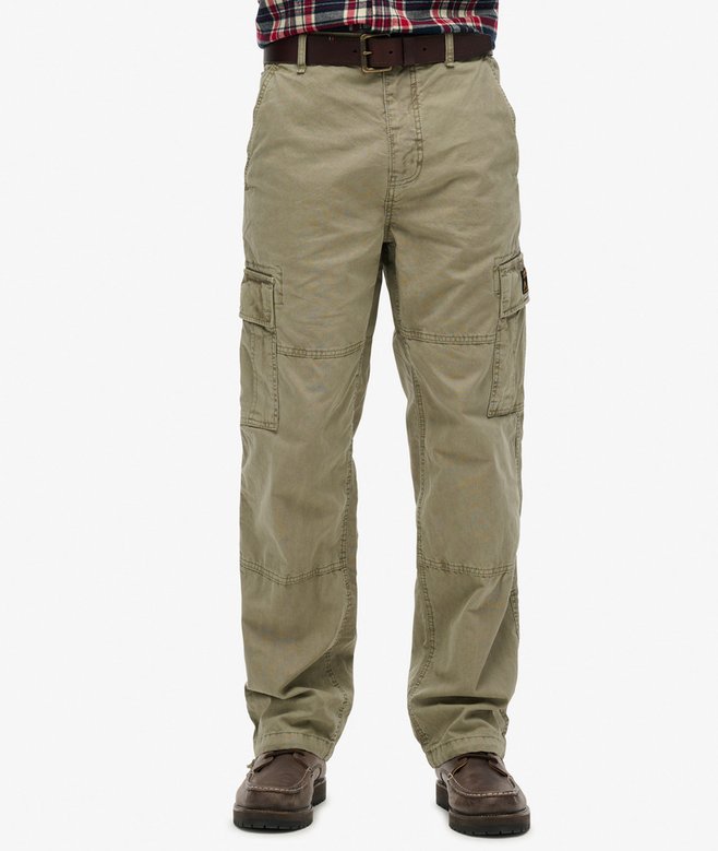 Superdry Organic Cotton Baggy Cargo Pants