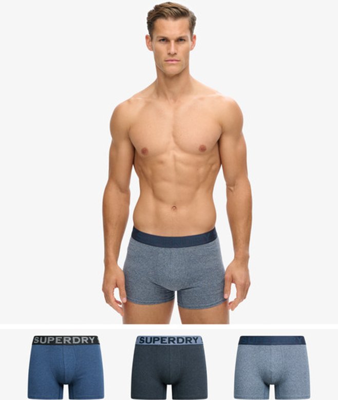 superdry Organic Cotton Boxer Triple Pack