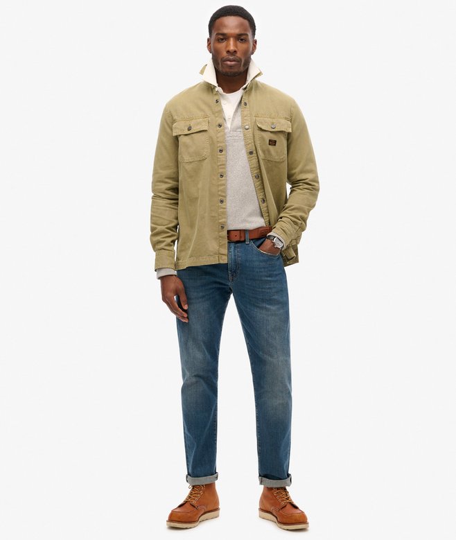 Superdry Organic Cotton Canvas Workwear Overshirt
