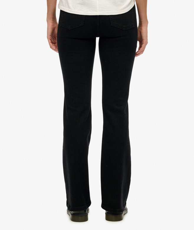 Superdry Organic Cotton Mid Rise Flare Jeans