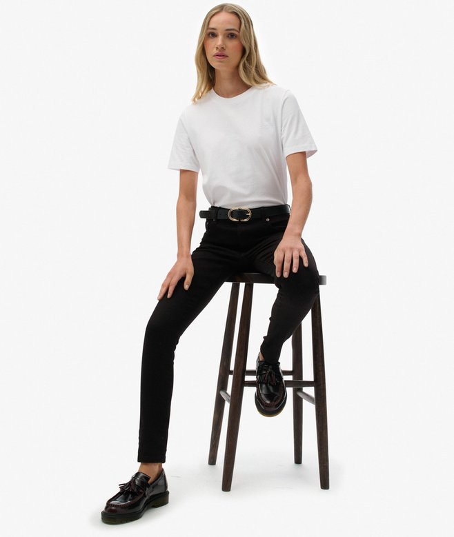 Superdry Organic Cotton Mid Rise Skinny Jeans