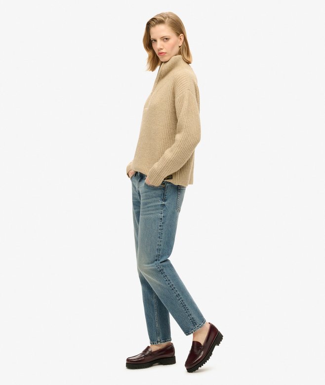 Superdry Organic Cotton Mid Rise Slim Jeans