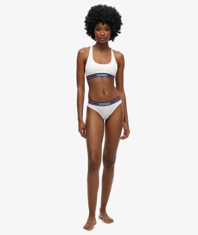 Superdry Organic Cotton Multi Logo Bikini Briefs