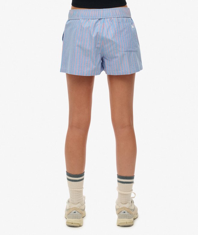 Superdry Organic Cotton Stripe Elasticated Shorts
