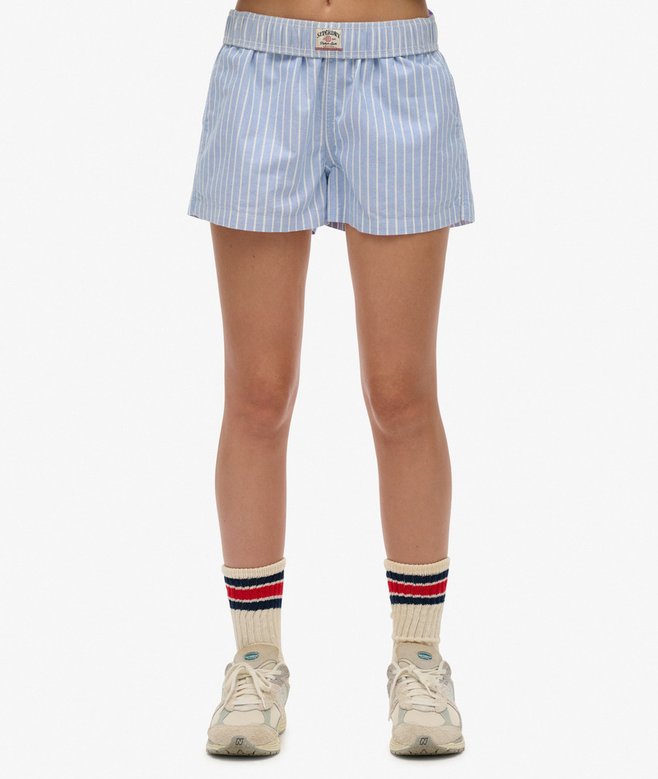 Superdry Organic Cotton Stripe Elasticated Shorts
