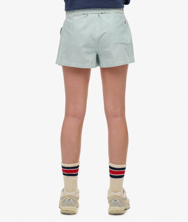 Superdry Organic Cotton Stripe Elasticated Shorts