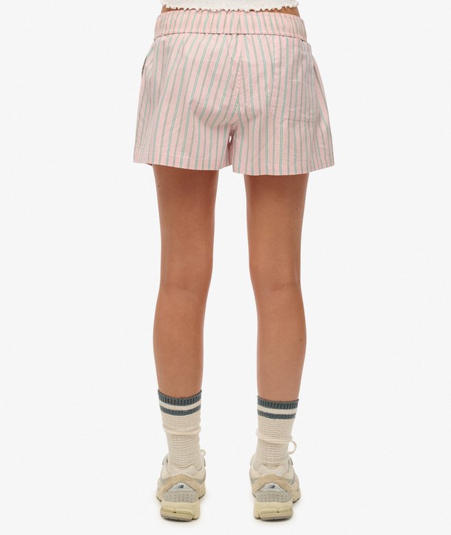 Superdry Organic Cotton Stripe Elasticated Shorts