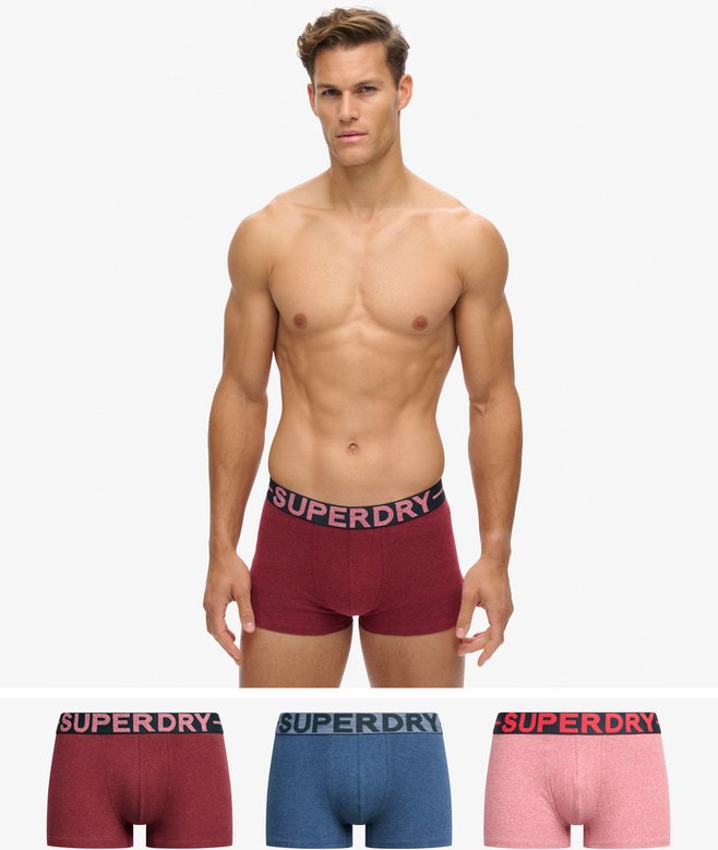 superdry Organic Cotton Trunk Triple Pack