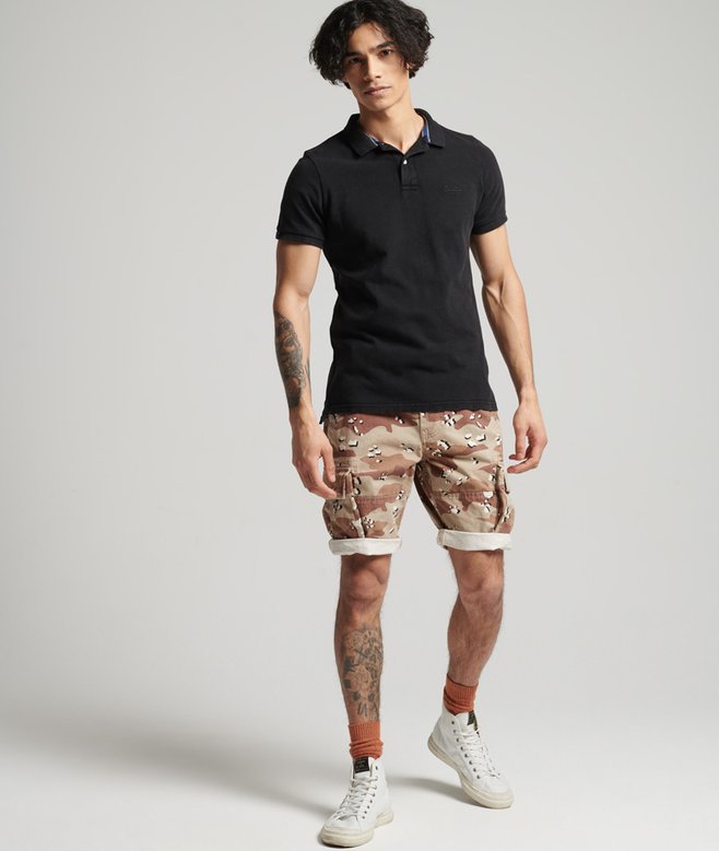 Superdry Organic Cotton Vintage Destroy Polo Shirt