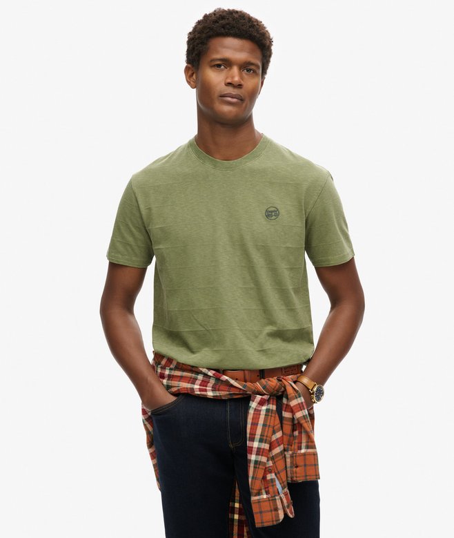 superdry Organic Cotton Vintage Texture T-Shirt