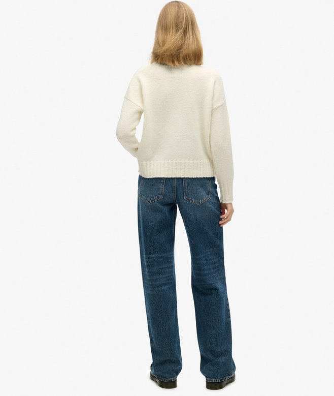 Superdry Organic Cotton Wide Leg Jeans