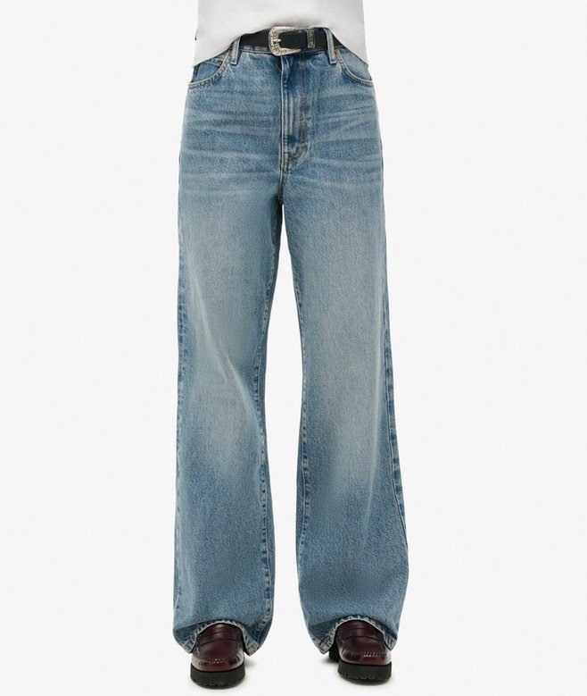 Superdry Organic Cotton Wide Leg Jeans