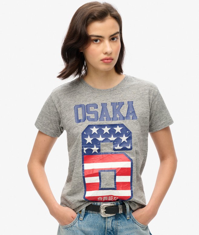 superdry Osaka 6 Flag 90s T-Shirt