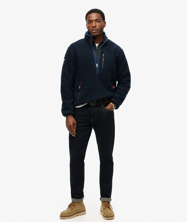 Superdry Outdoor Half Zip Sherpa Fleece
