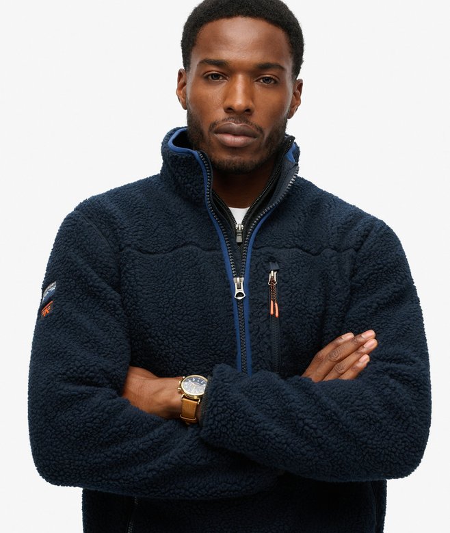 Superdry Outdoor Half Zip Sherpa Fleece