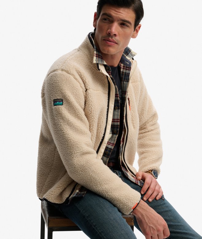 superdry Outdoor Sherpa Fleece Jacket