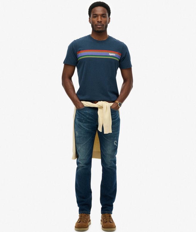 Superdry Outdoor Stripe Logo Relaxed T-Shirt
