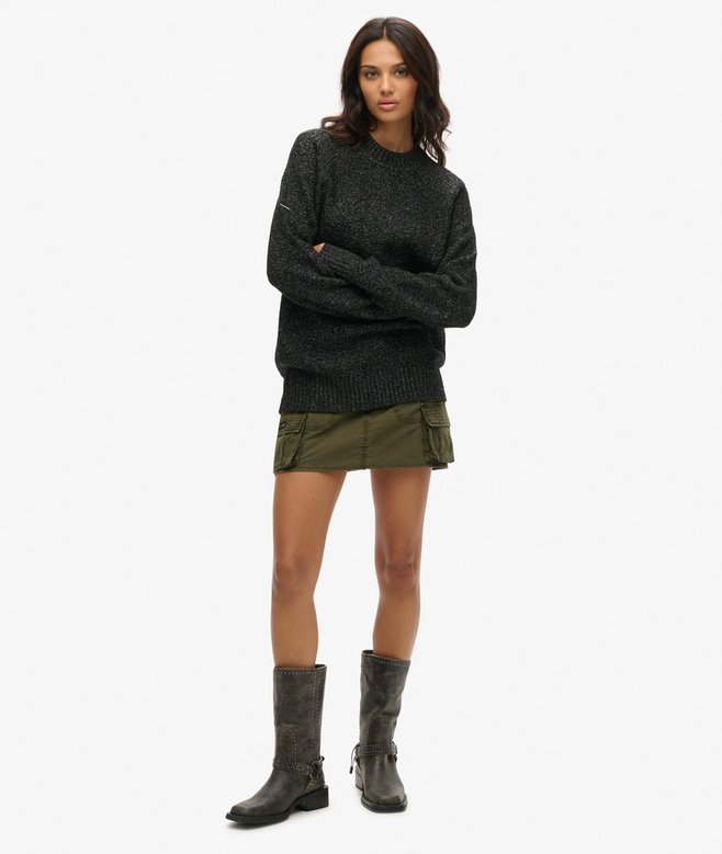 Superdry Oversized Chunky Raglan Jumper