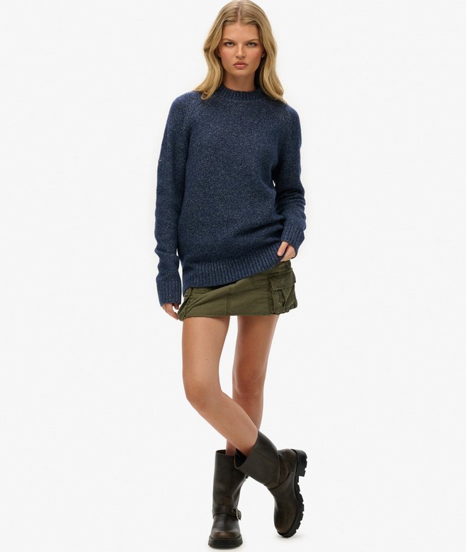 Superdry Oversized Chunky Raglan Jumper