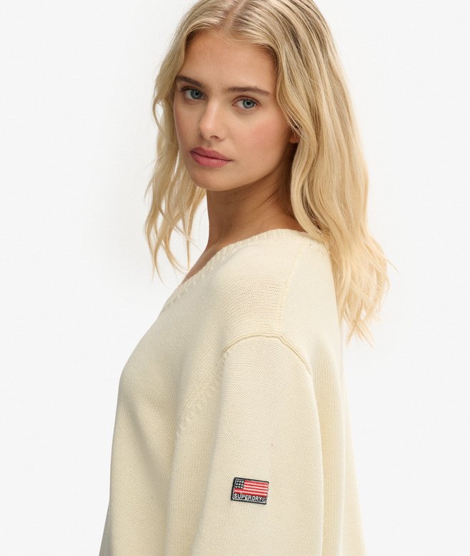 superdry Oversized V Neck Jumper
