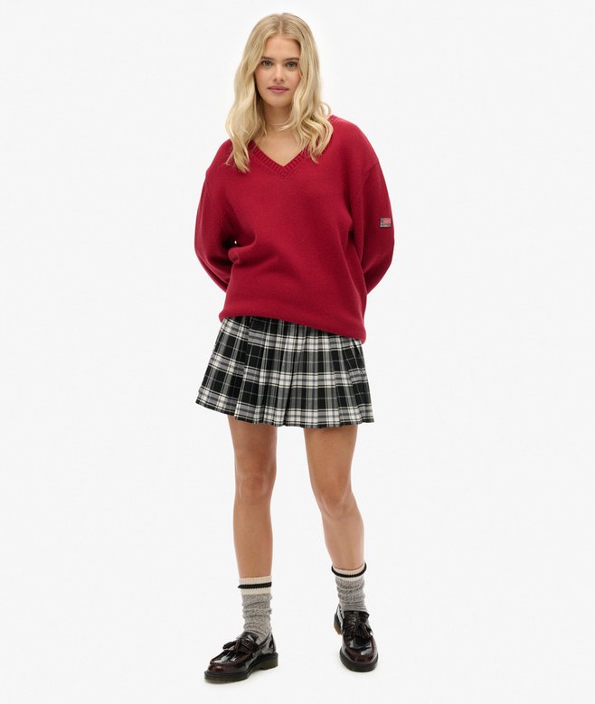 Superdry Oversized V Neck Jumper