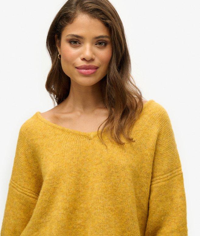 Superdry Oversized V Neck Jumper