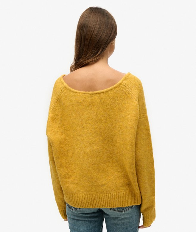 Superdry Oversized V Neck Jumper