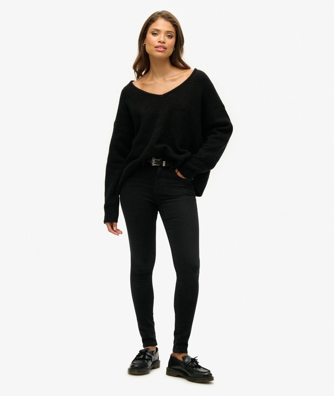 Superdry Oversized V Neck Jumper