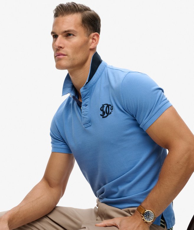 Superdry Pique Monogram Polo Shirt
