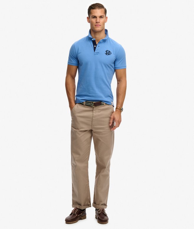 Superdry Pique Monogram Polo Shirt