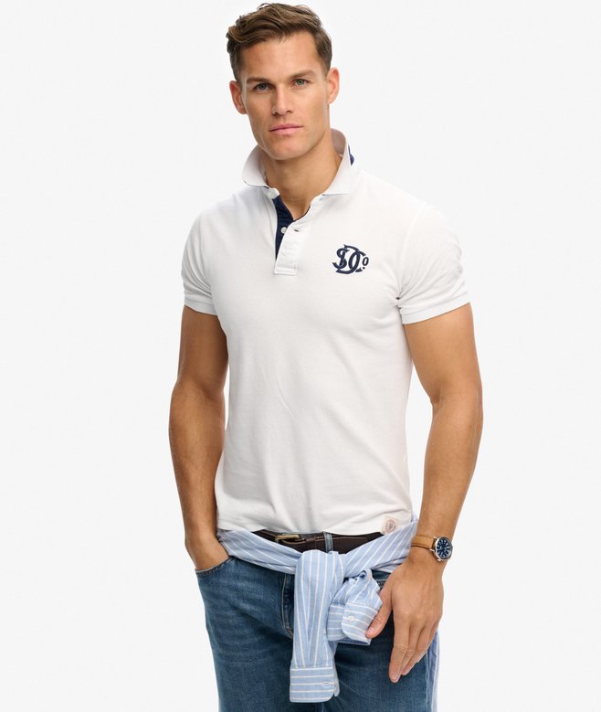 Superdry Pique Monogram Polo Shirt