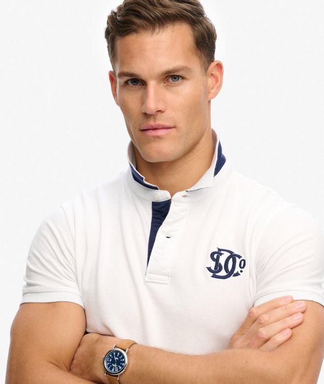 Superdry Pique Monogram Polo Shirt