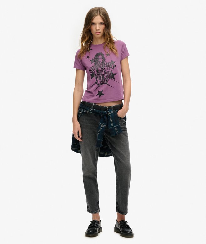 Superdry Pop Archive Super Fitted T-Shirt