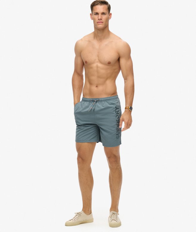 Superdry Premium Embroidered 17-inch Swim Shorts