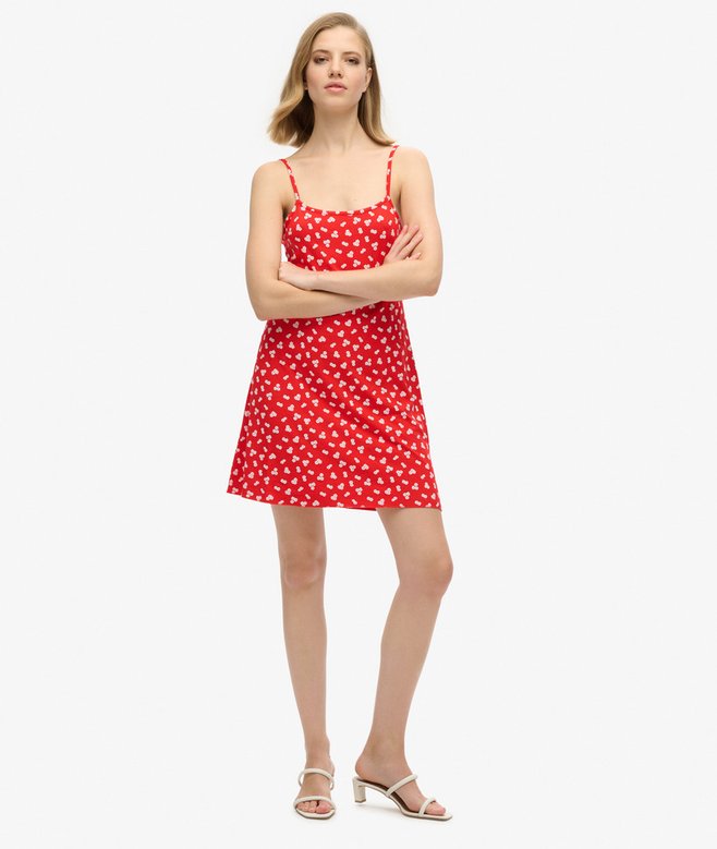 Superdry Printed Cami Jersey Mini Dress