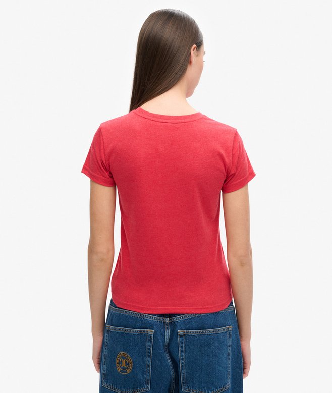 Superdry Puff Print Fitted T-Shirt