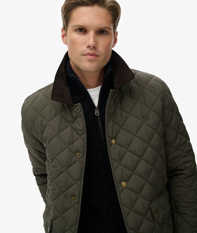 superdry Quilted Estate Coach Jacket